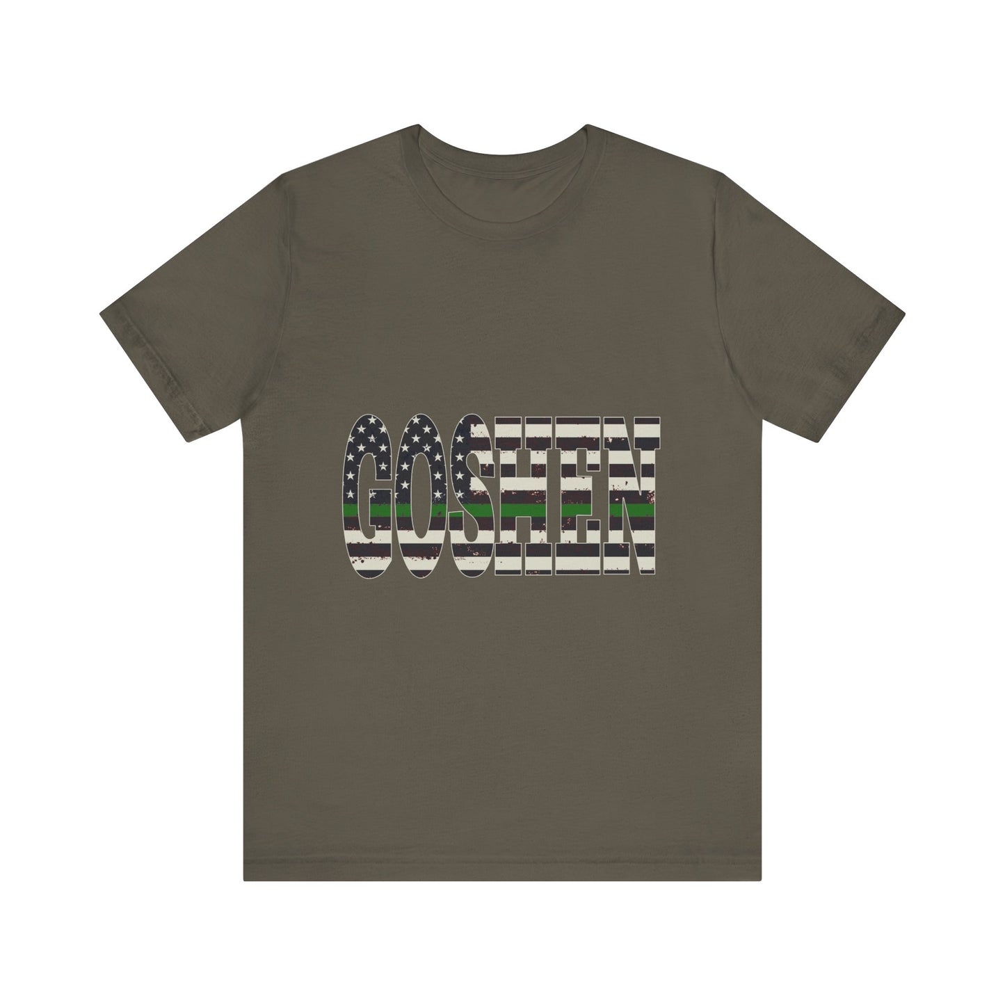 Goshen Green Line Short Sleeve Tee