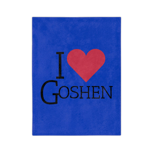 I <3 Goshen Velveteen Microfiber Blanket