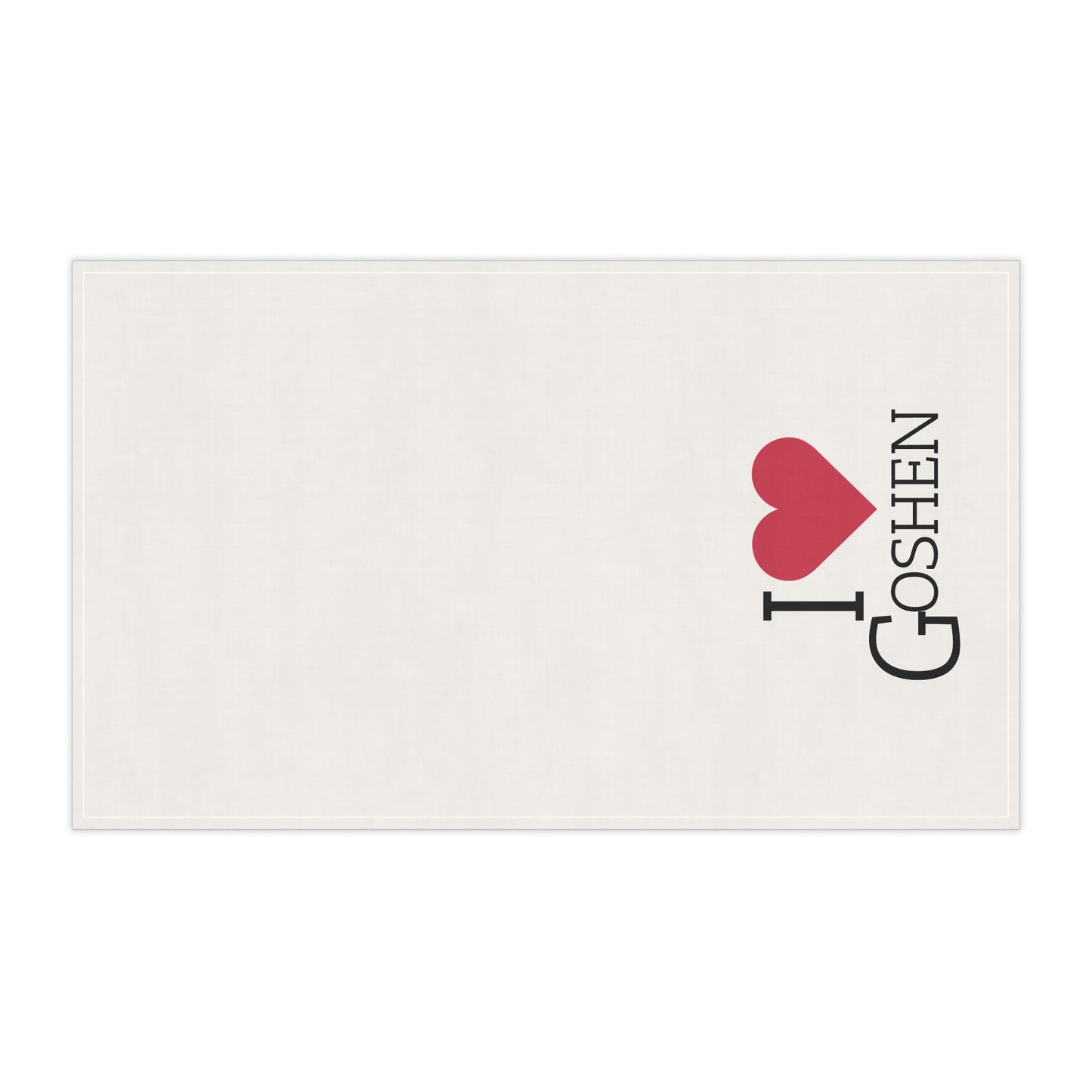 I <3 GoshenTea Towels (cotton, poly)