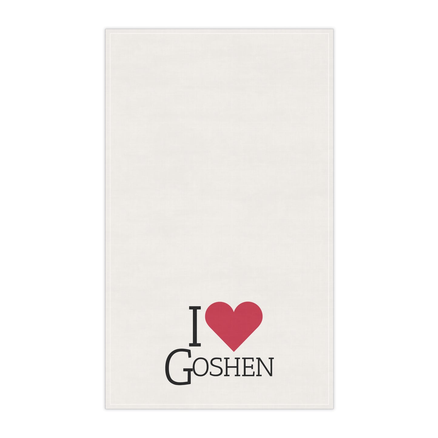 I <3 GoshenTea Towels (cotton, poly)