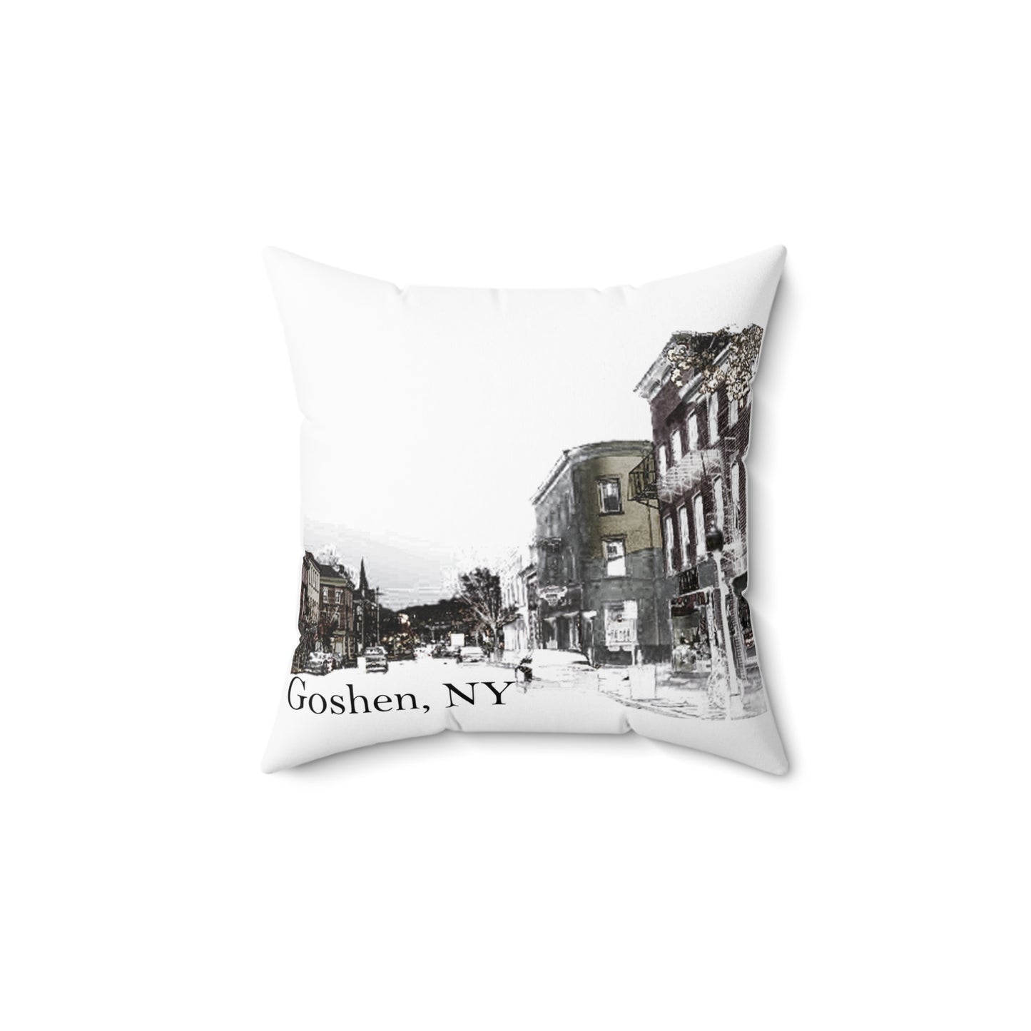 Spun Polyester Square Pillow