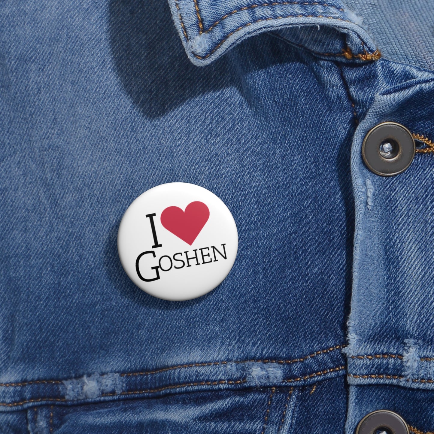 I <3 Goshen Pin Buttons